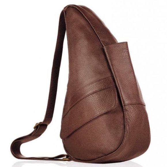 large leather sling bag